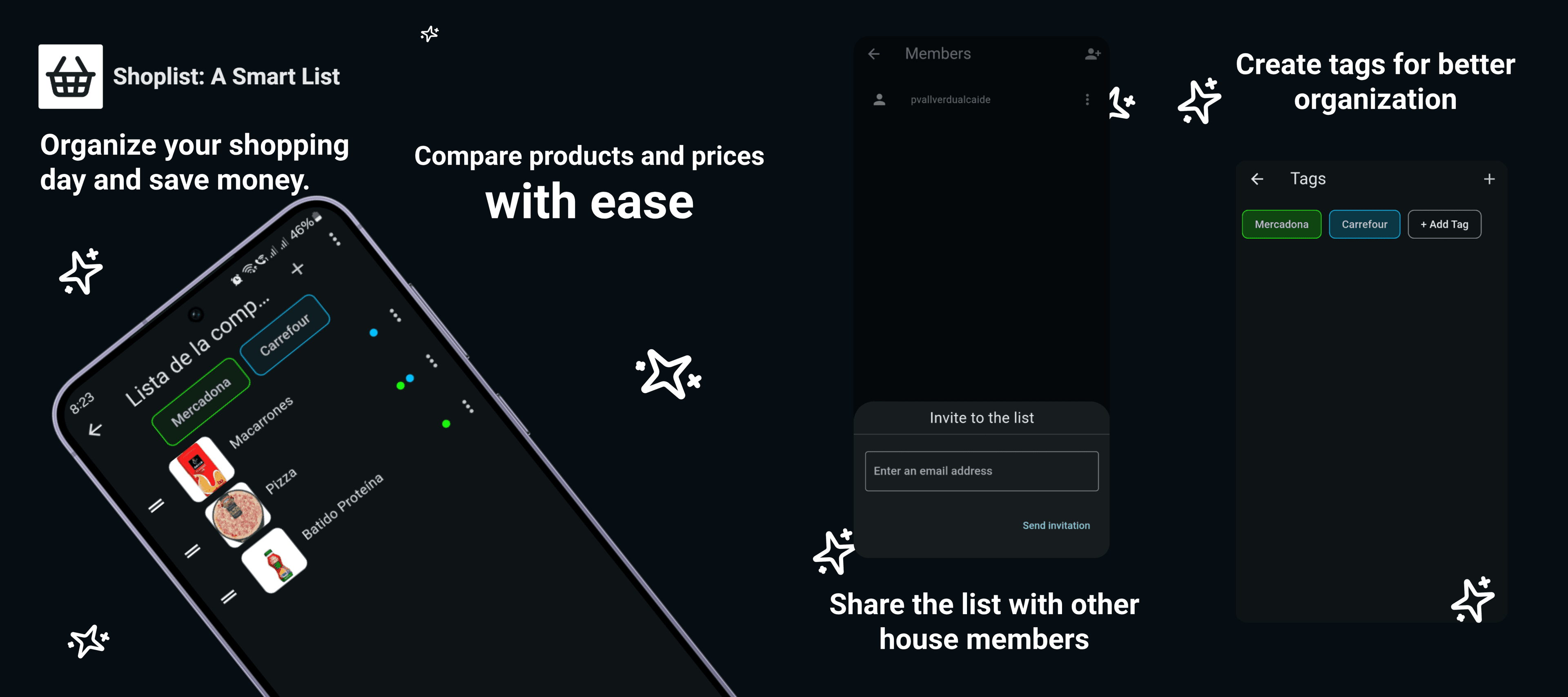 Shoplist App Screenshots