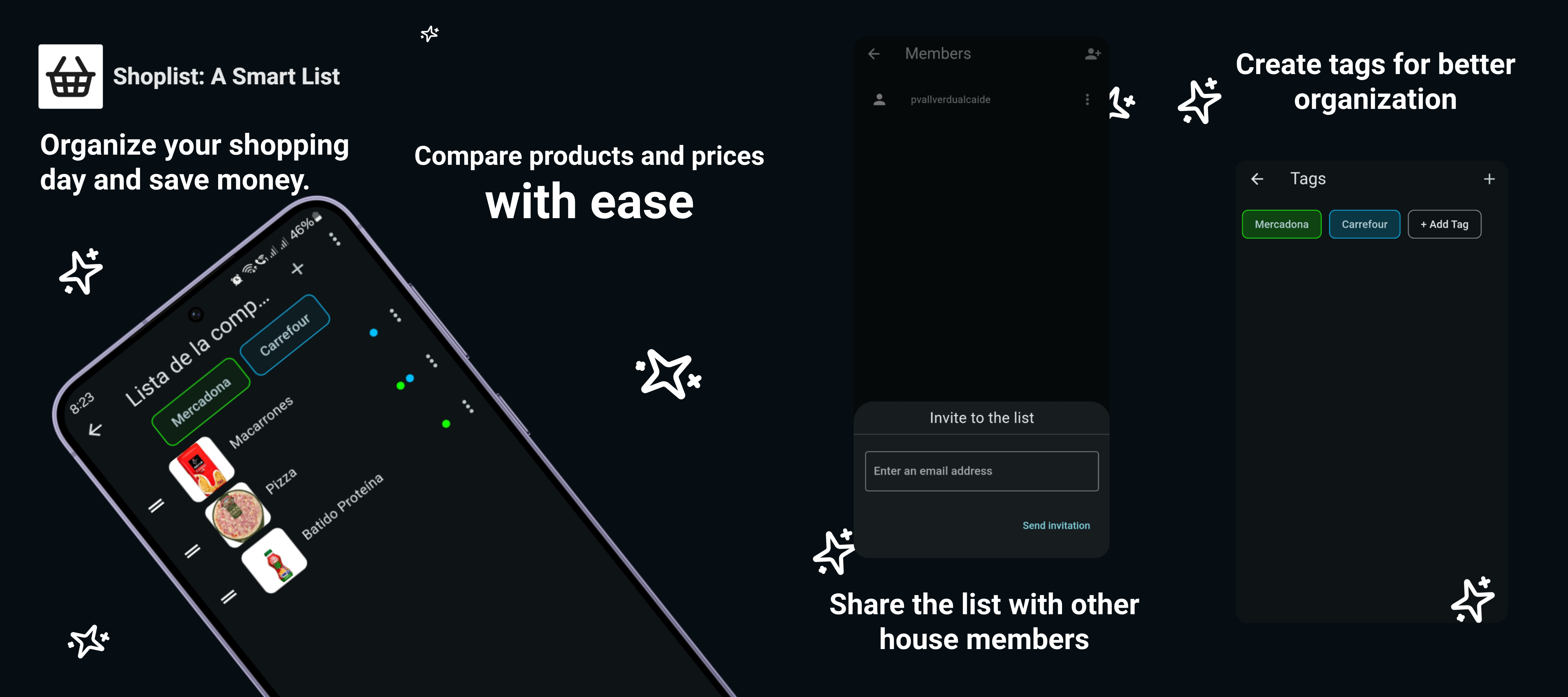 Shoplist App Screenshots